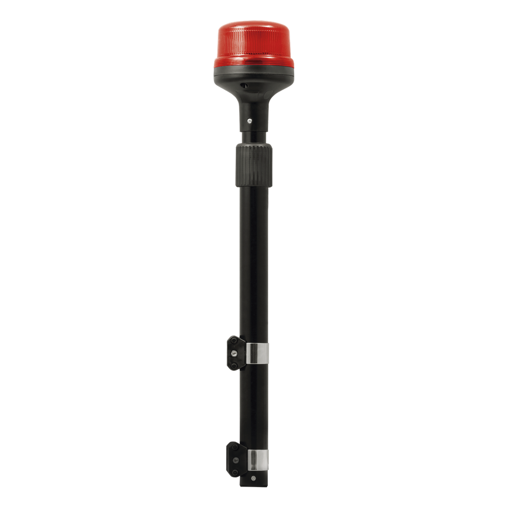 Luz Telescópica para Motocicletas, 8 LED, Roja, SAE Clase I - SIGNALPRO SPT16R