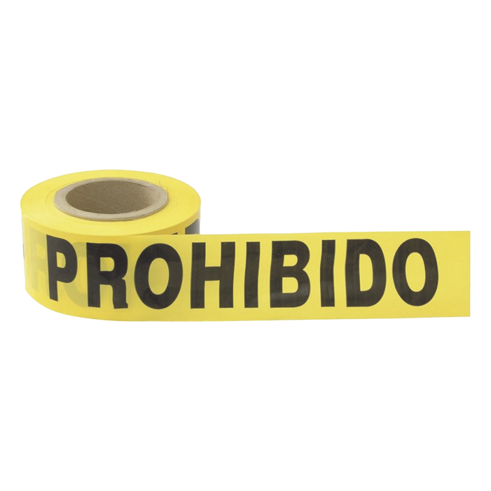 [SYS-137299] Cinta para barricada "PROHIBIDO EL PASO" de 100 m SURTEK SYS-137299