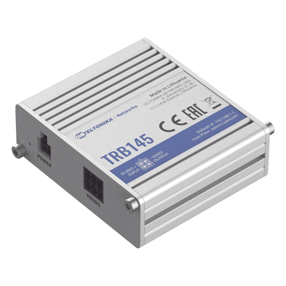 [TRB145] Gateway Industrial LTE 4G, con 1 puerto RS485 - TELTONIKA TRB145