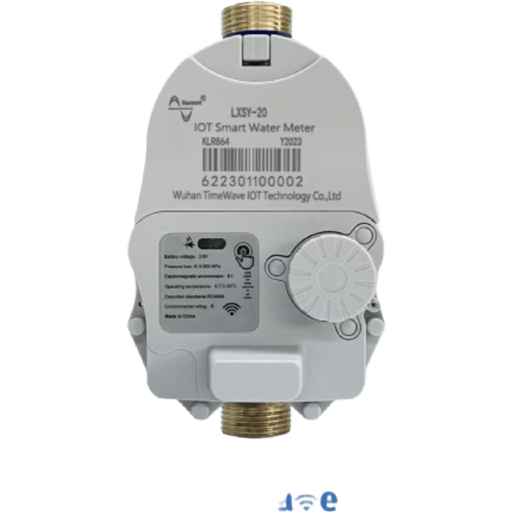 Medidor de Agua Inteligente IoT LoRaWAN 3/4 pulgada/ Medición Electrónica Sin Contacto / Válvula de Control Electrónica / Comunicación LoRaWAN / Batería Litio de Larga Duración / Estructura Seca / Clase 2 d - TIMEWAVE TWLXSY20