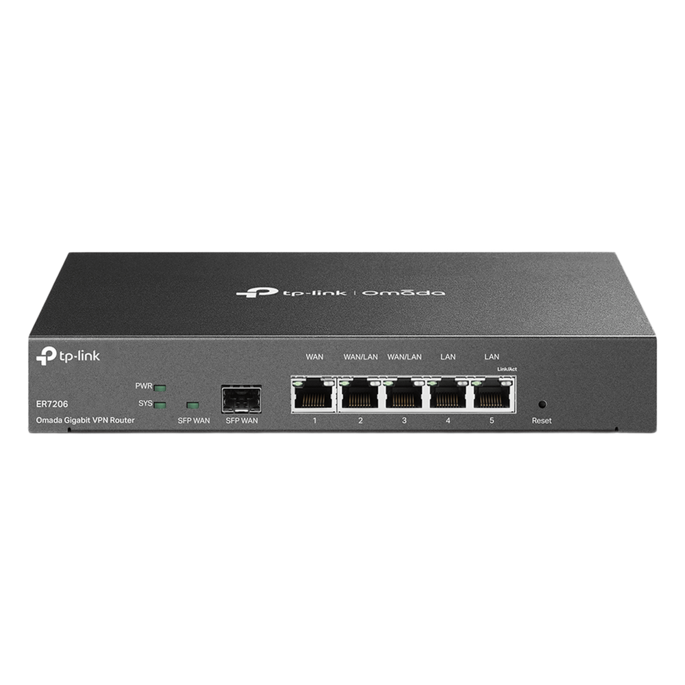 [ER7206] Router Omada VPN TP-LINK ER7206 – 1 Puerto WAN SFP Gigabit