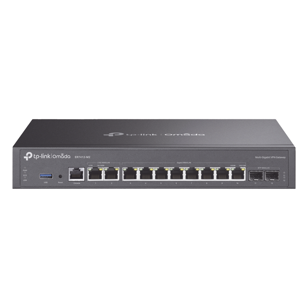 Router Omada VPN TP-LINK ER7412-M2 – 2 Puertos WAN/LAN RJ45 2.5 Gigabit