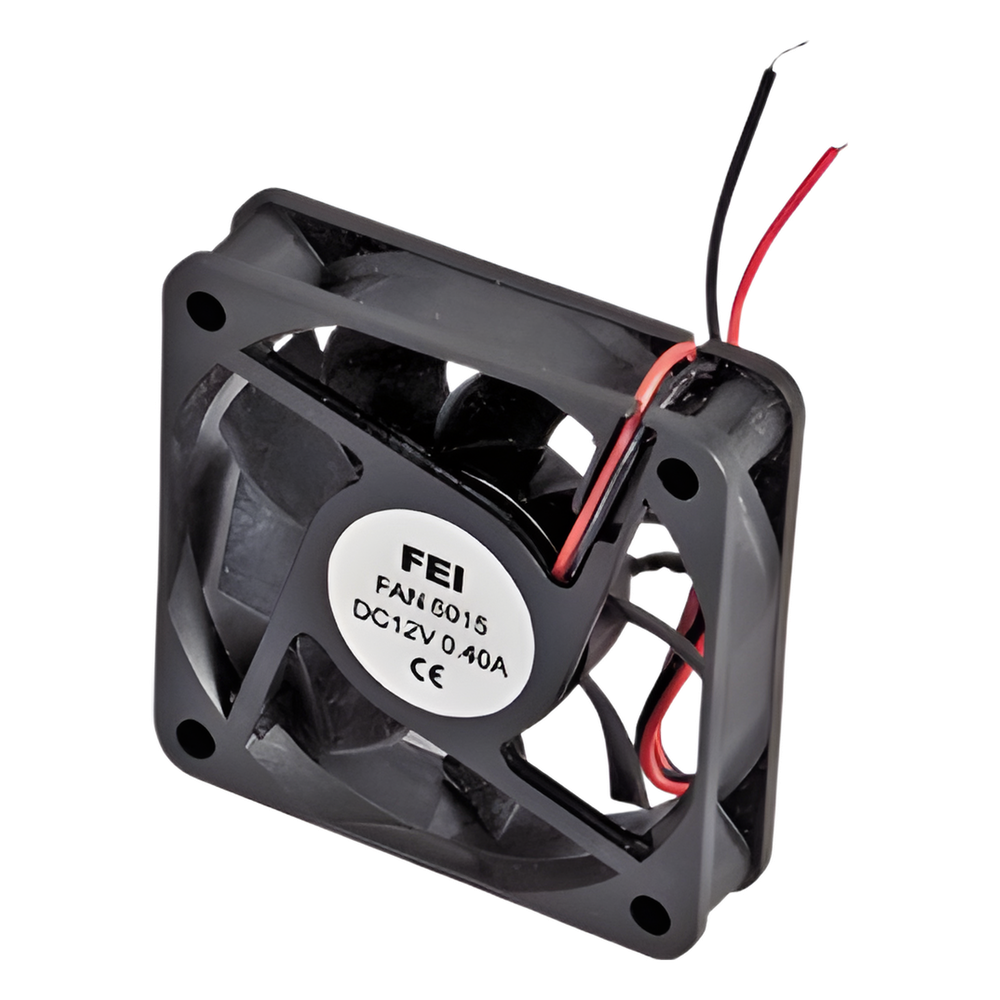Ventilador Anticondensante Axial Cuadrado, 60x60x25 mm, 24 Vcc, 4500 RPM, 2.9 W, 0.12 A, Flujo de Aire de 25.0 CFM, Unión Sellada. - TXPRO FAN-602524