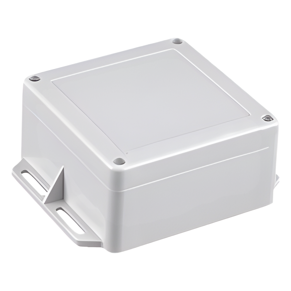 Gabinete Plástico Gris para Exterior (IP65) de 120 x 120 x 60 mm Cierre por Tornillos. - TXPRO TXG-01-52