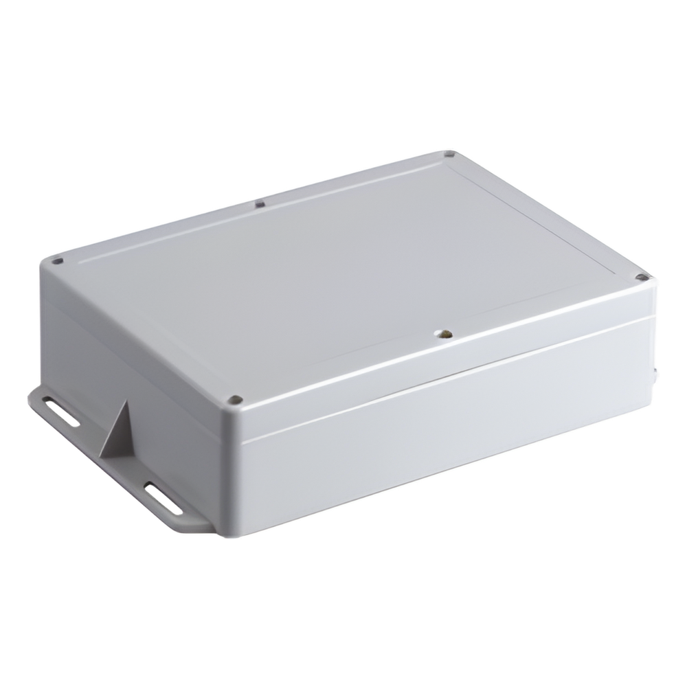 Gabinete Plástico para Exterior (IP65) de 160 x 220 x 100 mm Cierre por Tornillos Metálicos. Tiene Orejas para instalación a muro. - TXPRO TXG-01-551