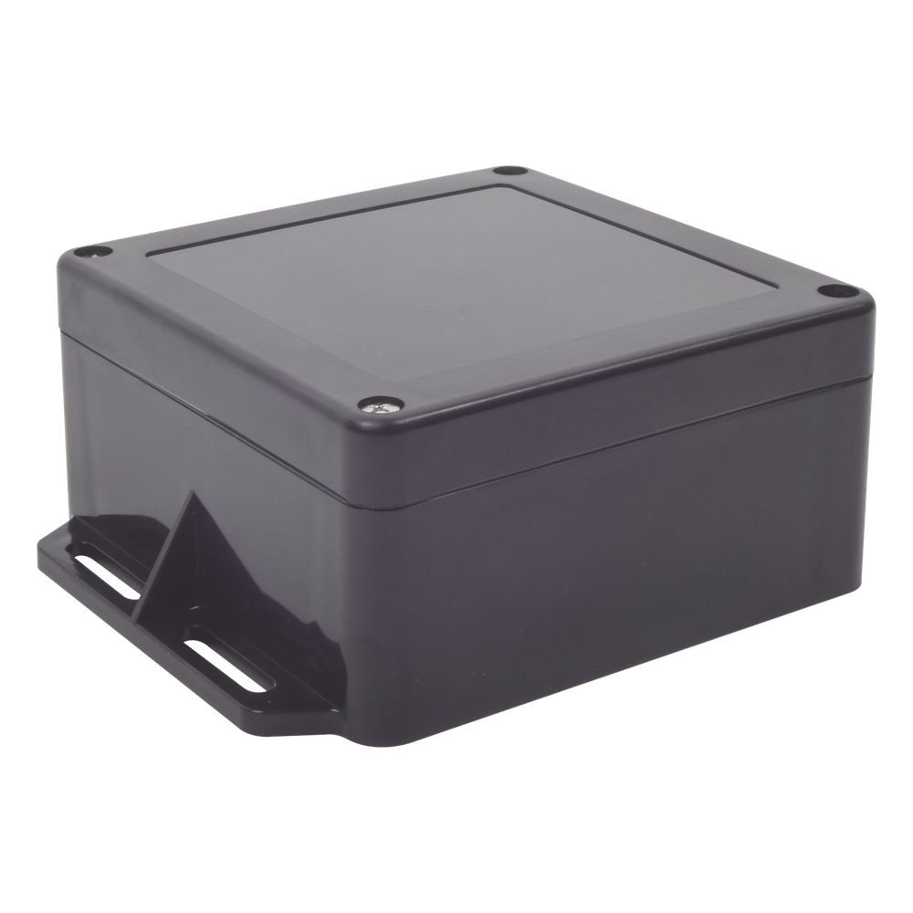 Gabinete Plástico Negro para Exterior (IP65) de 120 x 120 x 60 mm Cierre por Tornillos. - TXPRO TXG-0152-BK