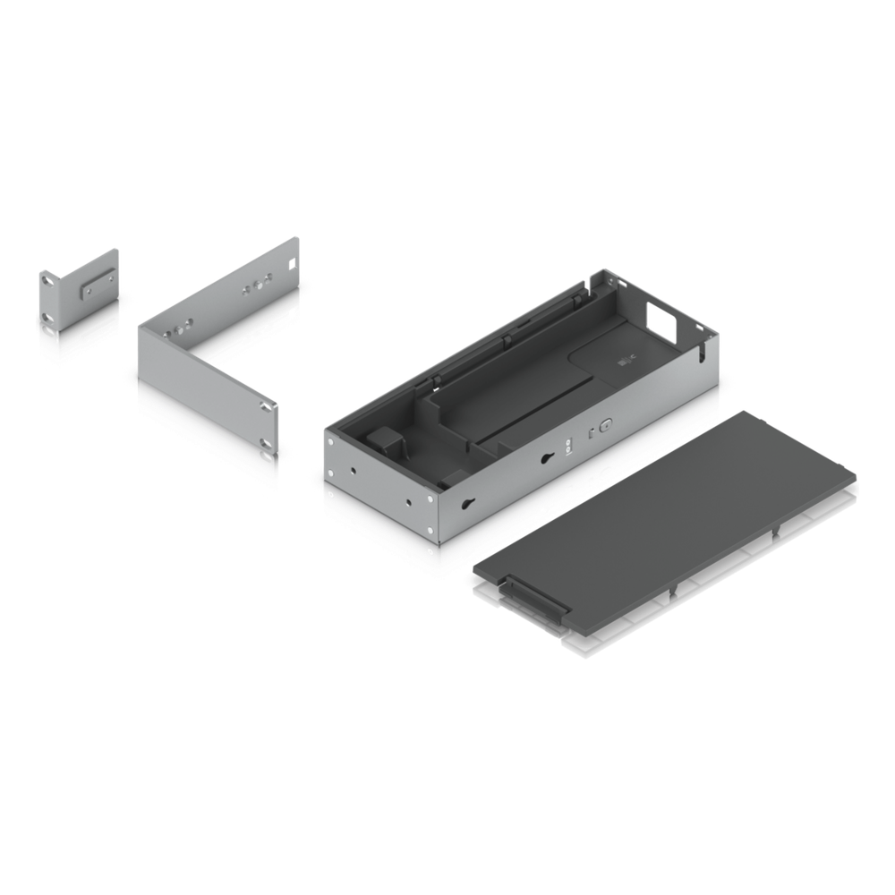 Kit para instalar en rack switches USW-PRO-MAX-16-POE o USW-PRO-MAX-16, 1UR, con base para fuente de alimentación y cable - UBIQUITI UACC-PRO-MAX-16-RM