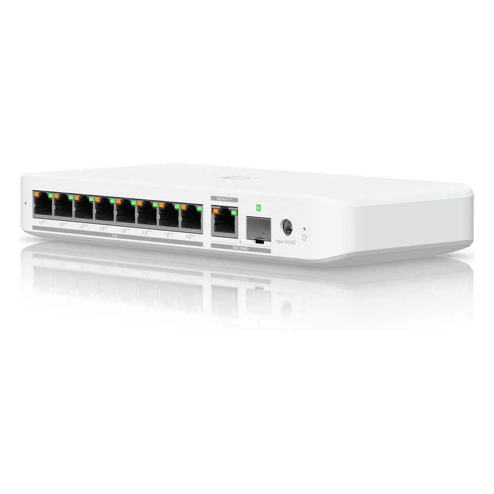 [USW-FLEX-2.5G-8-POE] USW Flex 2.5G PoE Switch de 8 Puertos UBIQUITI USW-FLEX-2.5G-8-POE