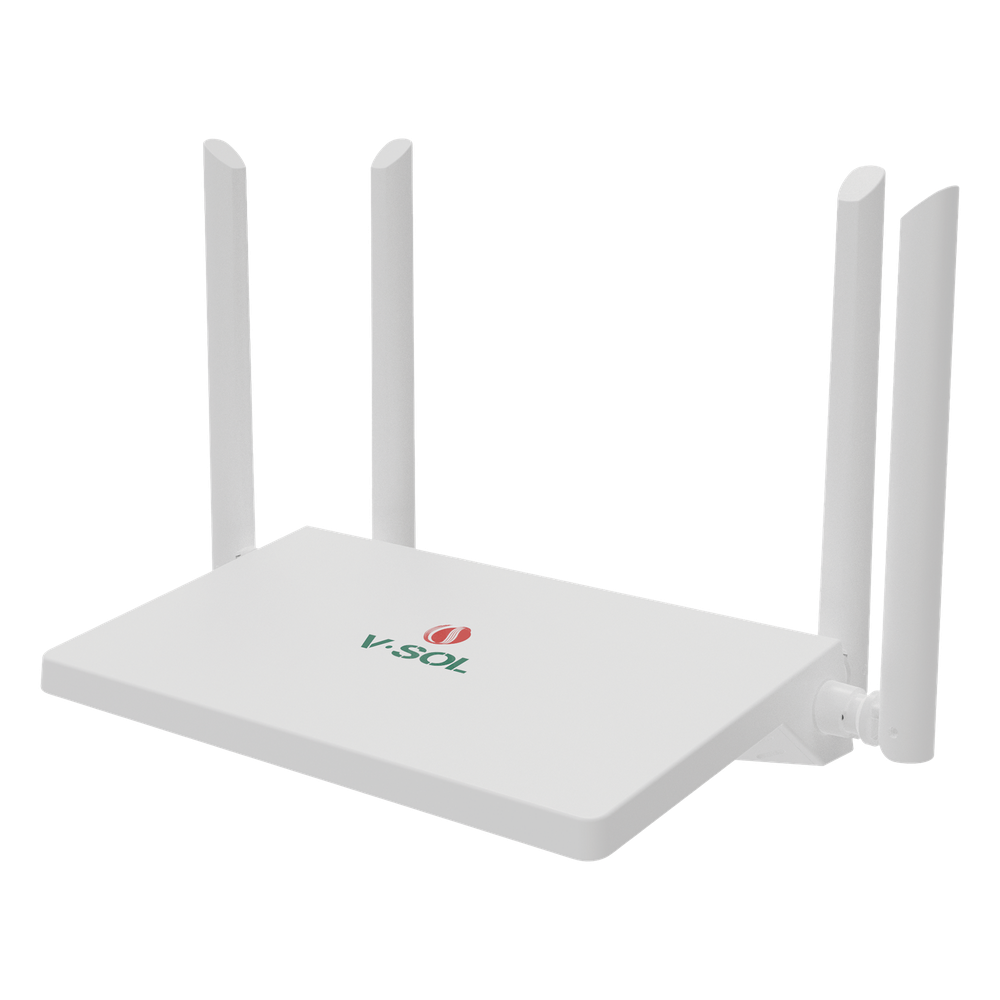 [HG5013-4G] Router Inalámbrico/ WiFi 6 / 4 puertos LAN Gigabit/ Soporta Mesh / Diseño Compacto - V-SOL HG5013-4G
