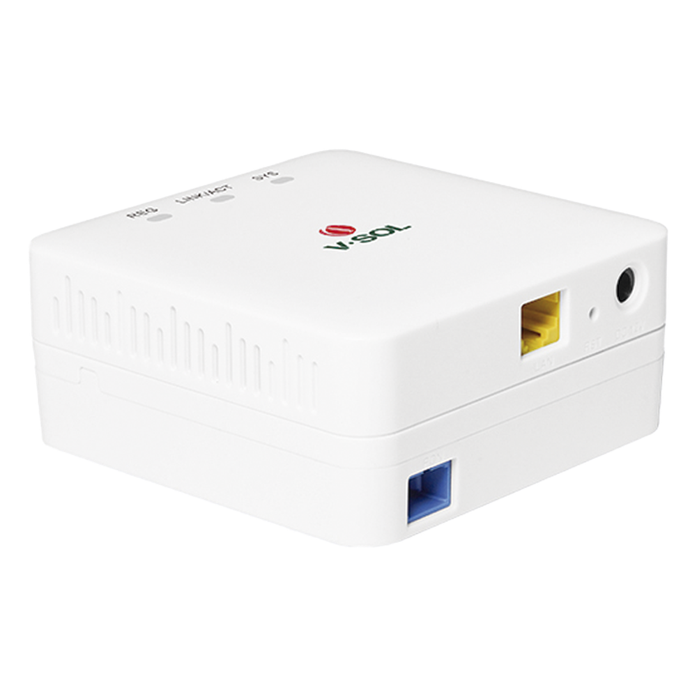 [V2801-SC] ONU/ONT Bridge EPON/GPON con 1 Puerto SC/UPC + 1 V-SOL V2801-SC