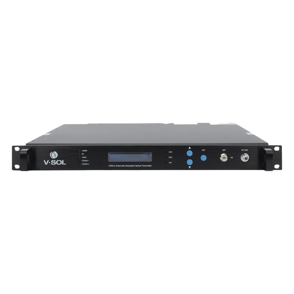 [V8810TE-9] Transmisor Óptico de 2 salidas de 9dB con doble V-SOL V8810TE-9