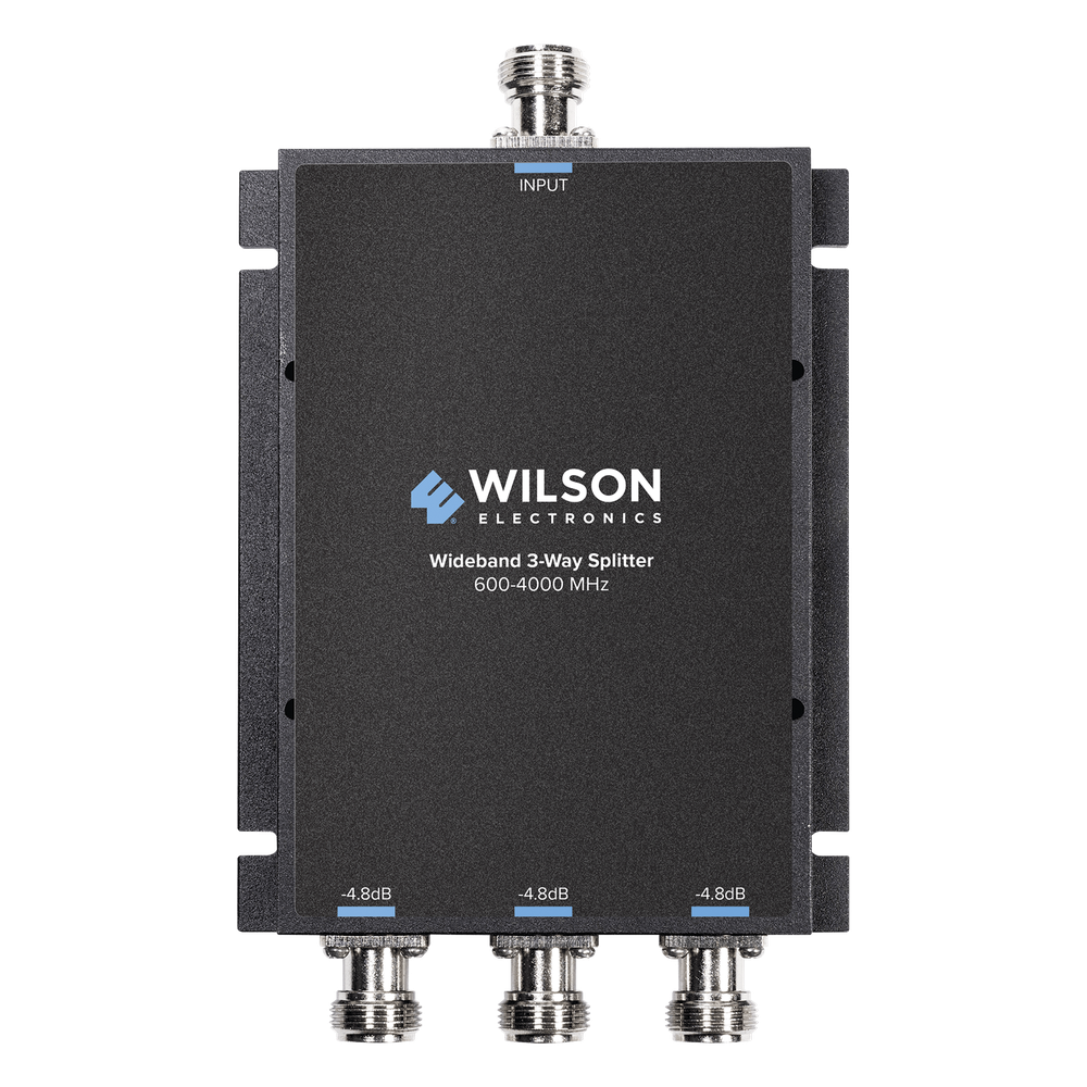Divisor de 3 salidas, 50 Ohm, 600-4000MHz conector N-Hembra - WILSONPRO / WEBOOST 859-112