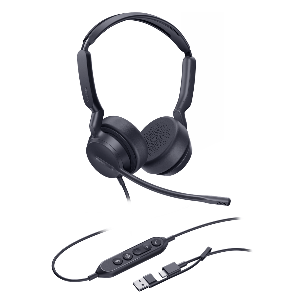 [UH42-DUAL-TEAMS-USB-C/A] Auriculares UH42 Dual con cancelación YEALINK UH42-DUAL-TEAMS-USB-C/A