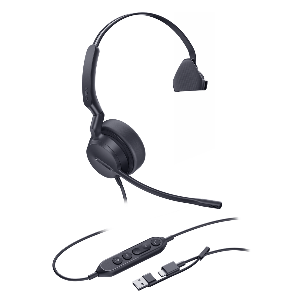 [UH42-MONO-TEAMS-USB-C/A] Auriculares UH42 Mono con cancelación YEALINK UH42-MONO-TEAMS-USB-C/A
