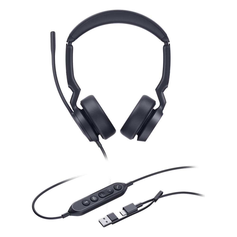 [UH44-DUAL-TEAMS-USB-C/A] Auriculares UH44 Dual con cancelación YEALINK UH44-DUAL-TEAMS-USB-C/A