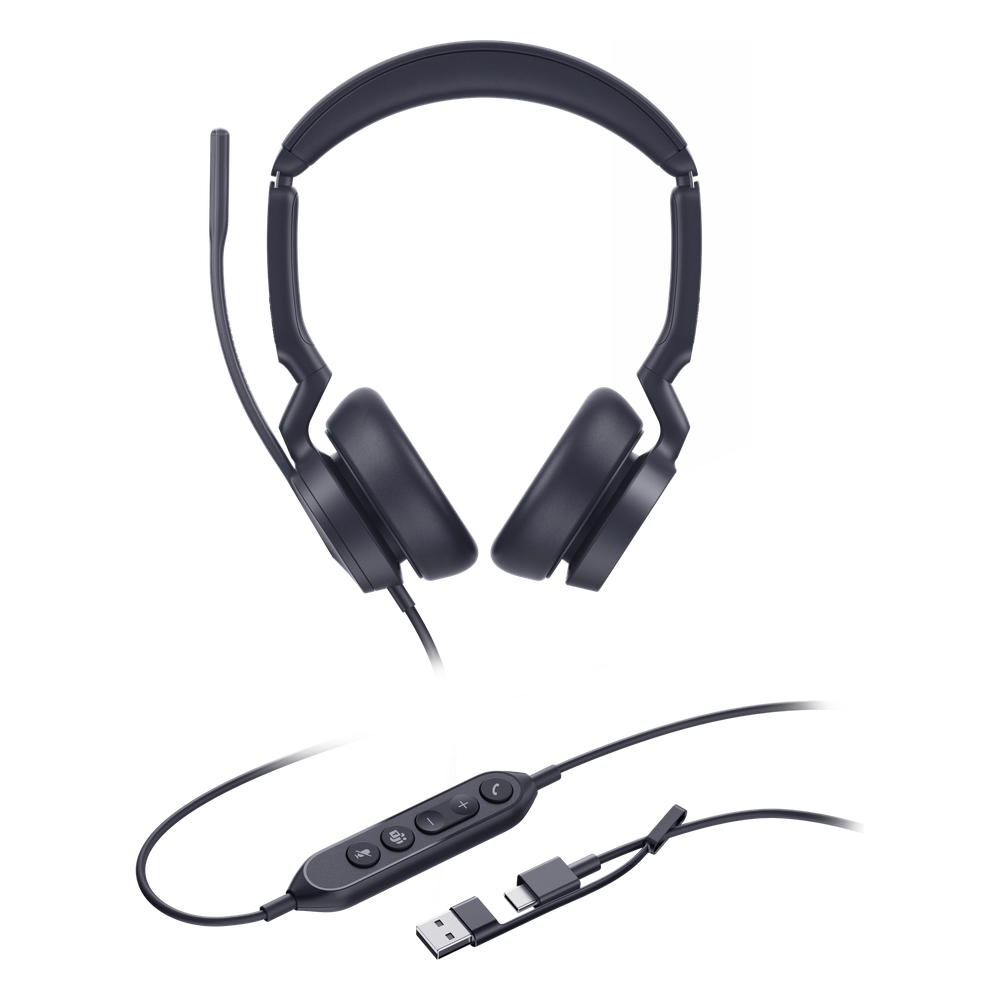 [UH46-DUAL-TEAMS-USB-C/A] Auriculares UH46 Dual con cancelación YEALINK UH46-DUAL-TEAMS-USB-C/A