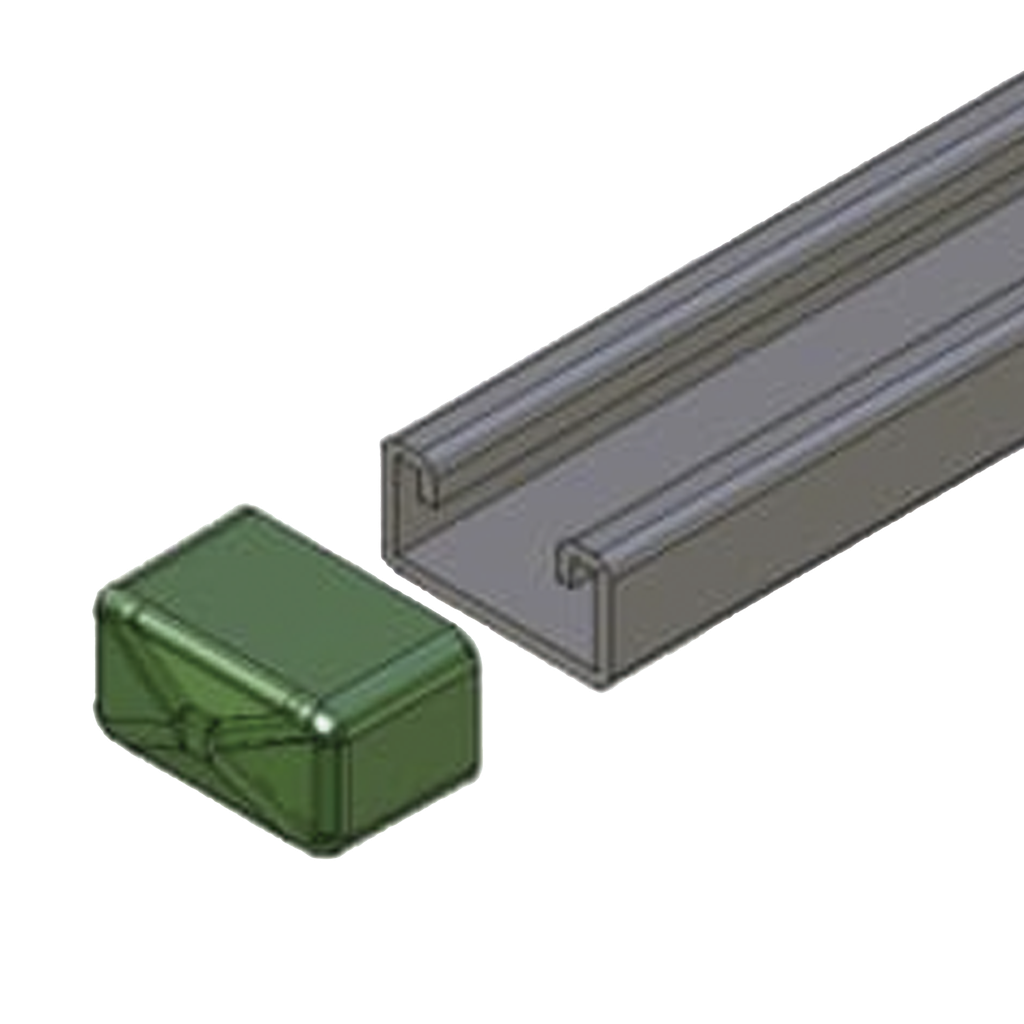 Remate Cuadrado para Unicanal 4X2 ANCLO ANC-HS01