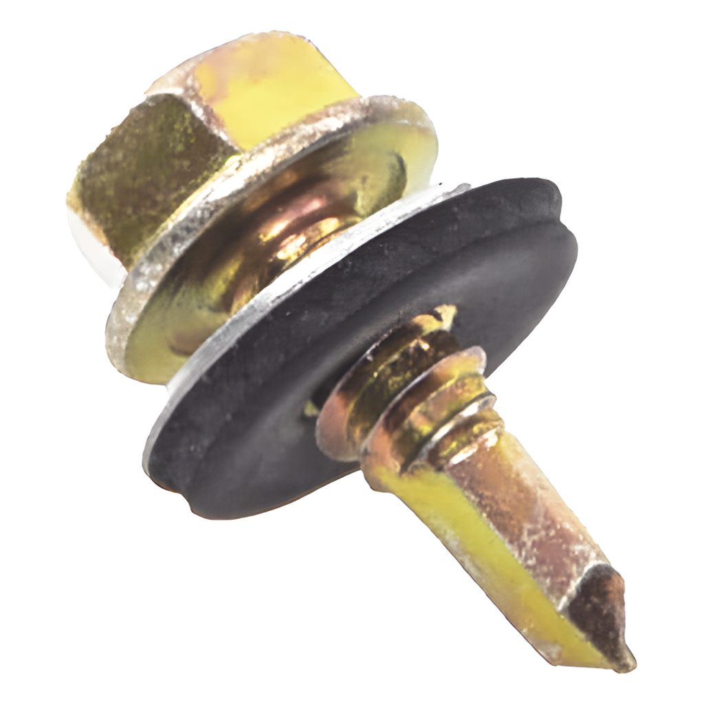 Tornillo Punta Broca Sello Montado 6.5 X 38 mm (1/4" X 1 1/2") Caj. C/100pz.