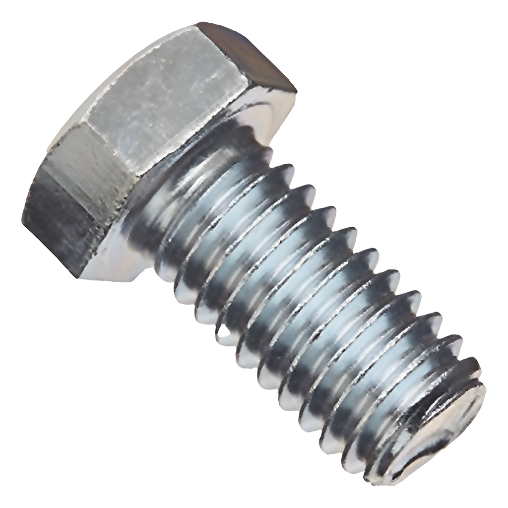 Tornillo Máquina Estándar Galvanizado de 1/4" X 1" (6.5 X 25 mm).