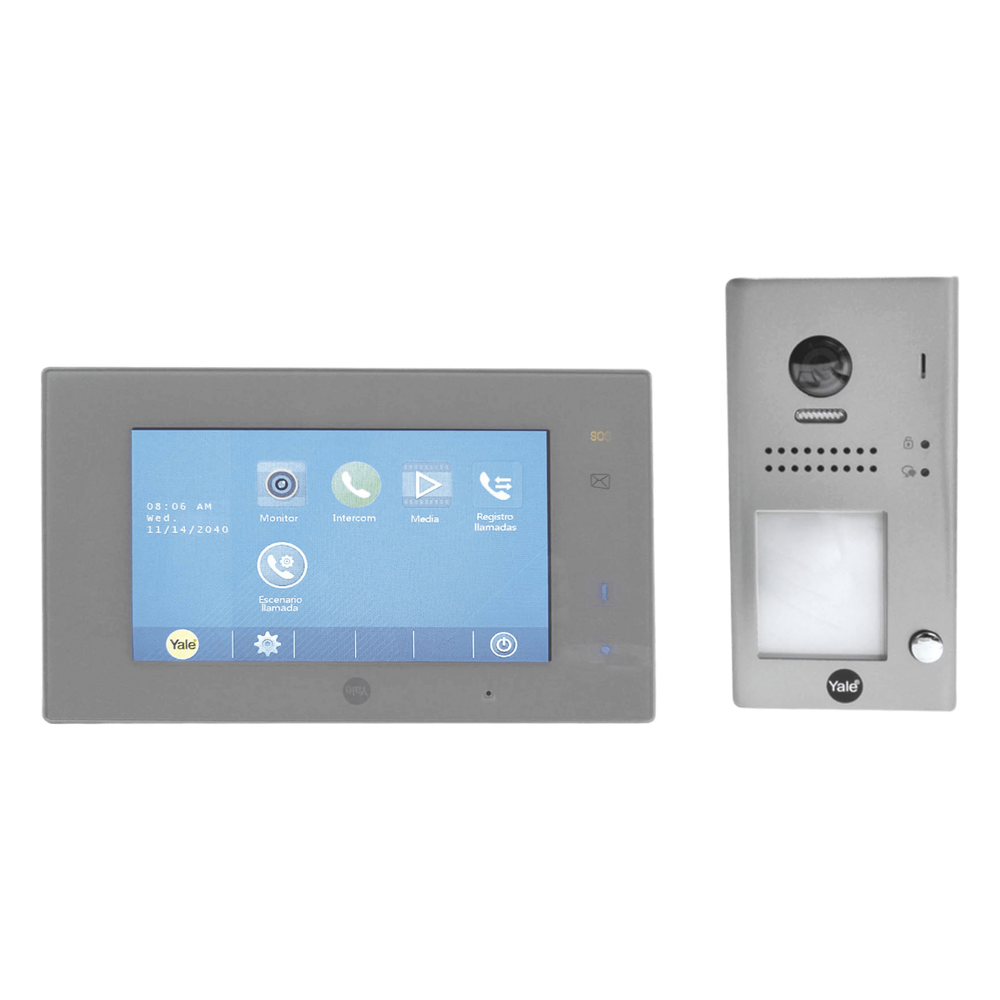 Kit de VideoPortero Manos libres: Frente de Calle y Monitor/ Hasta 16 Monitores / 2 Hilos