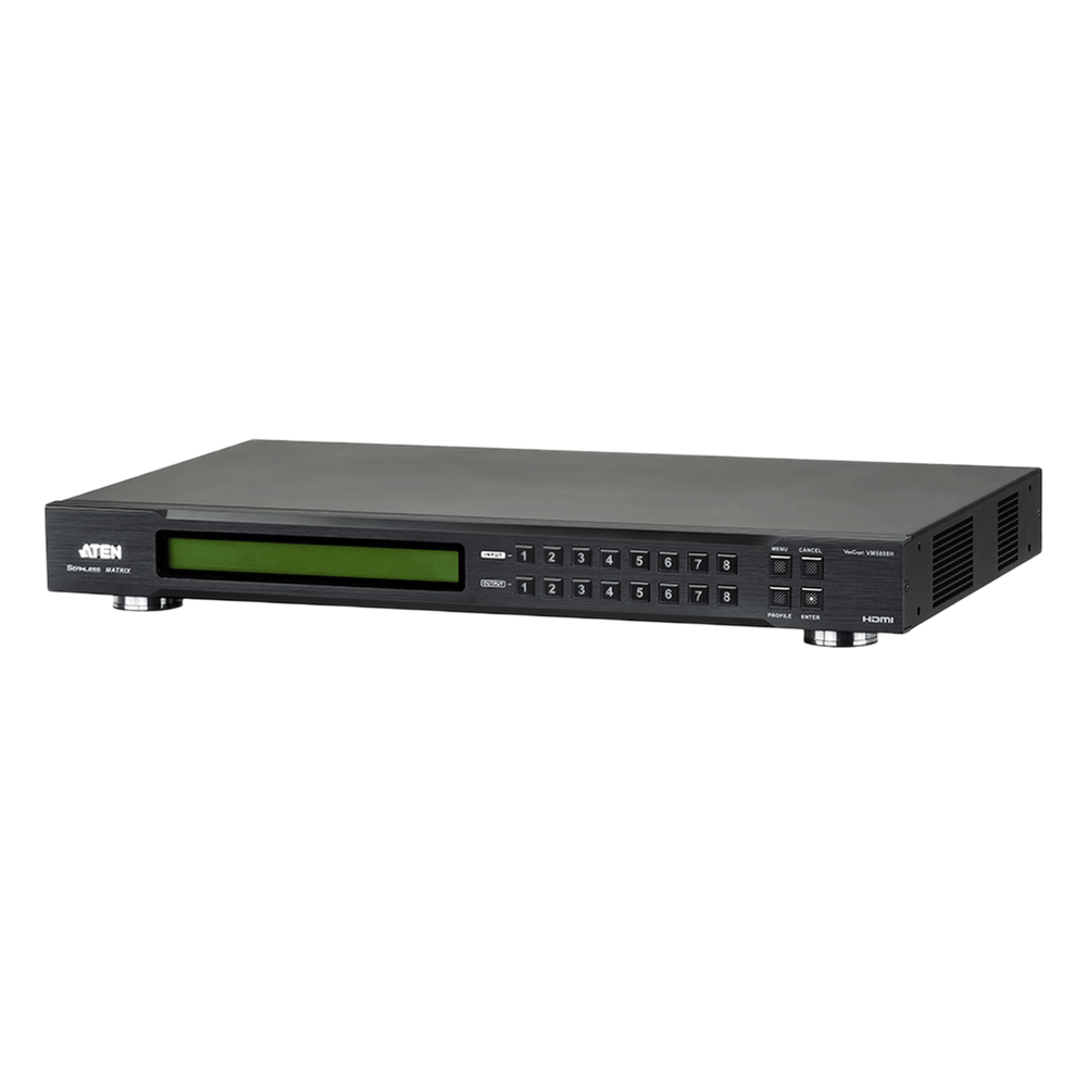 Switch de matriz HDMI ATEN VM5808H – Con escalador