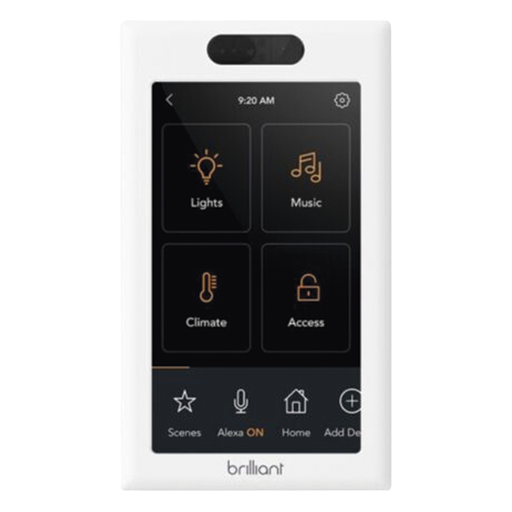 Control de iluminación touch desde su pantalla en pared
