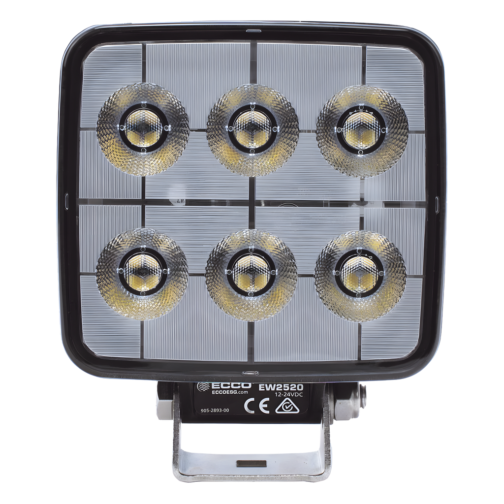 Luz de Trabajo de 6 LED ECCO EW2520 – 2800 lumenes