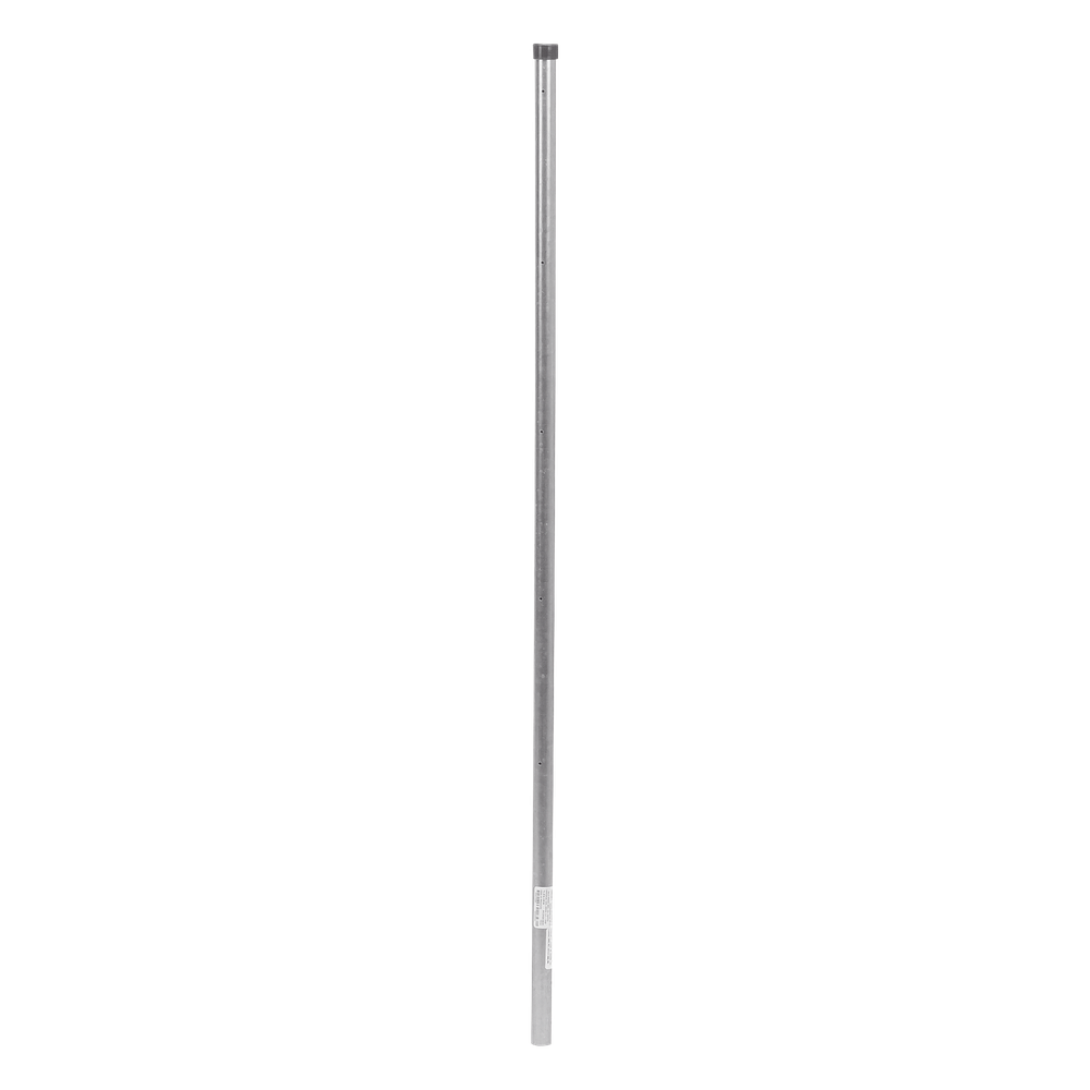 [SYS-POST-4] Poste de Esquina de 1.2m para Cerca Electrificada de Tubo Galvanizado cal. 18 de 1"Diam. Ideal para 5 Aisladores (No incluidos).