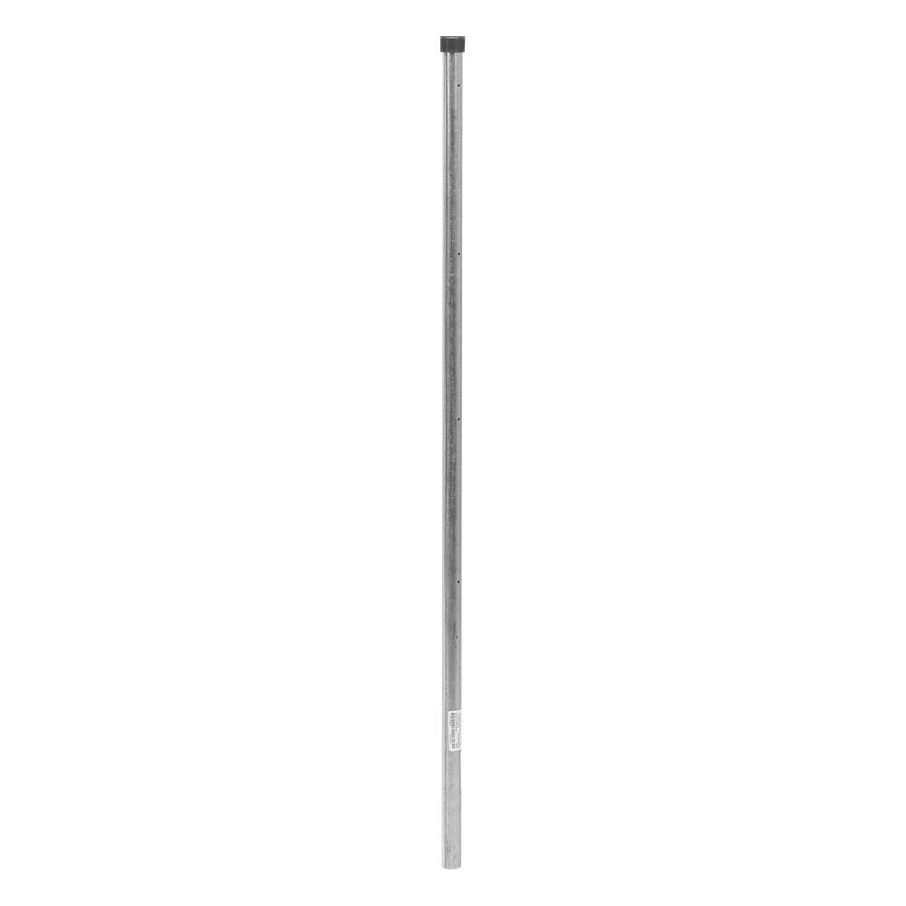 [SYS-POST-4-R2] Poste de Esquina de 1m para Cerca Electrificada de Tubo Galvanizado cal. 18 de 1"Diam. Ideal para 5 Aisladores (No incluidos).