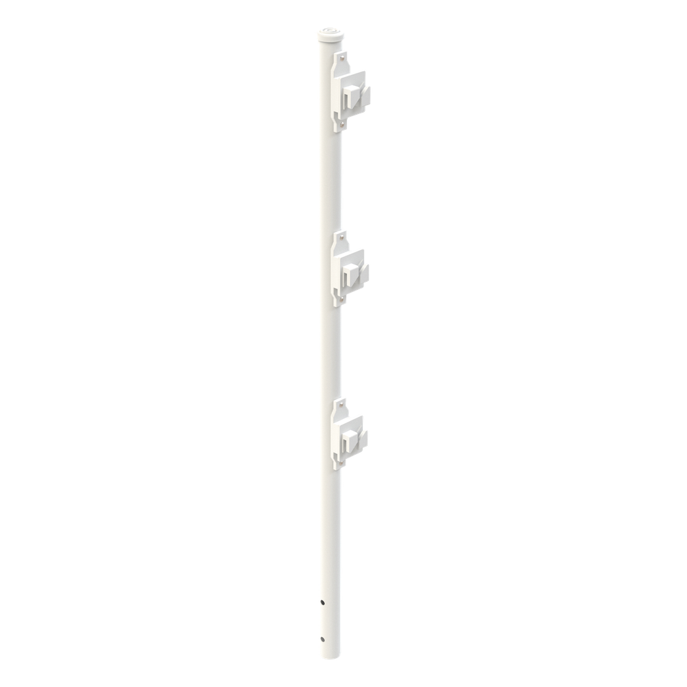 Poste de Paso Blanco de 0.75m para Cerca EPCOM INDUSTRIAL SYS-POST-7W