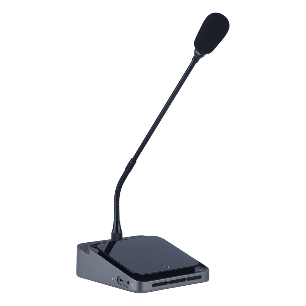 Micrófono Mano Inalámbrico | Rango Frecuencia 640-690MHz | Potencia Salida ≥10dBm | Autonomía >10 Horas | Mute Automático por Caída | Display OLED | 7 Niveles Potencia Ajustable