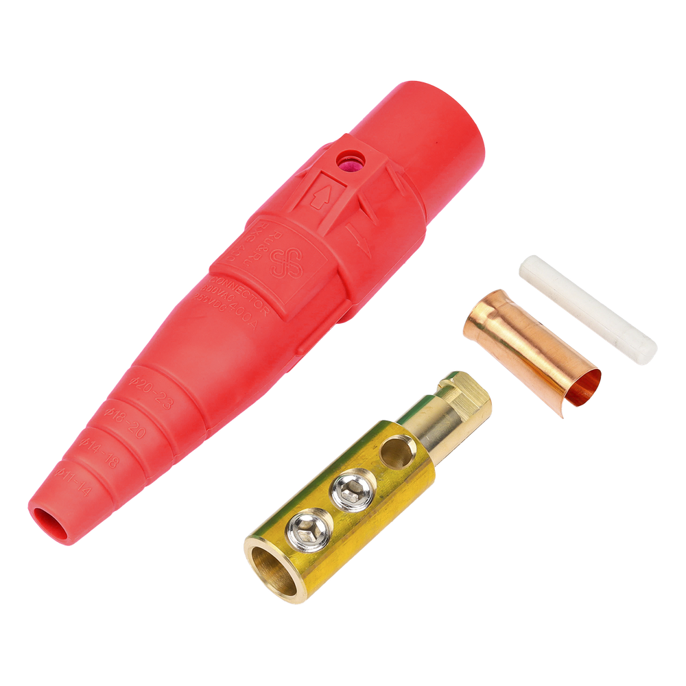 Conector Camlock Macho EPCOM PROAUDIO EP-CAMLOCK-400A-M-RED – 400 Amperes