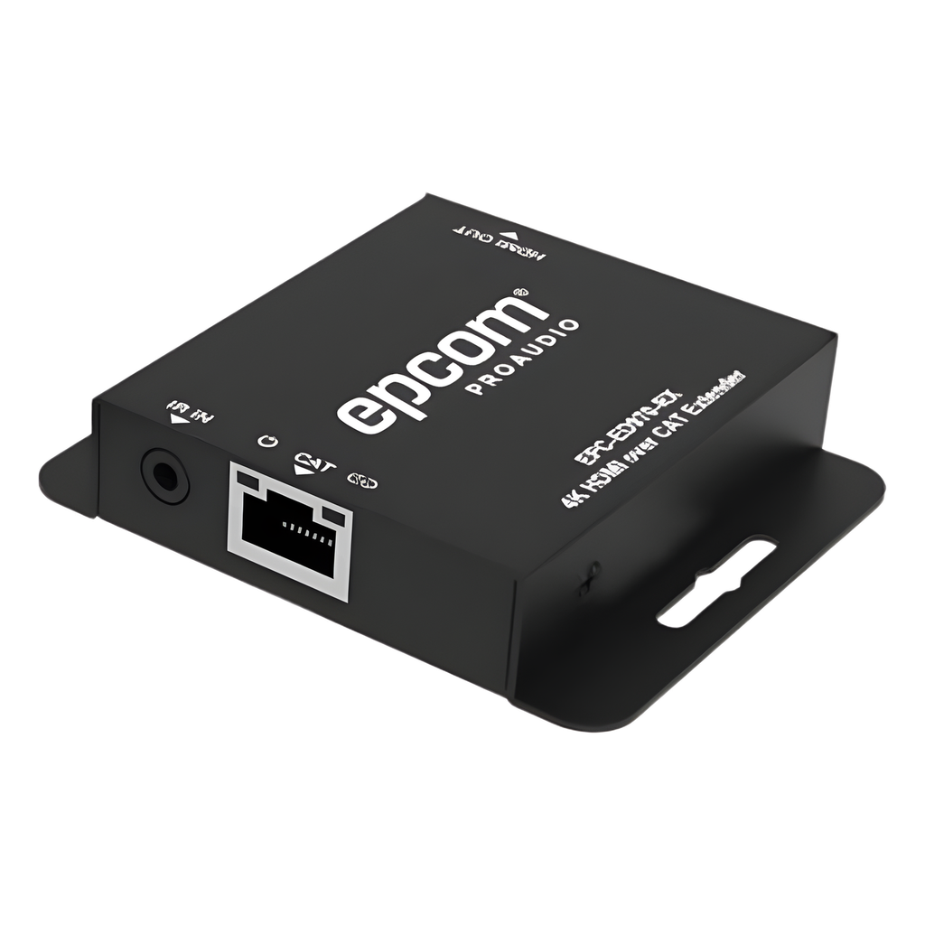 Receptor HDMI Extensor | Compatible con EPC-ED970-TX, EPC-SP914C70-TX y EPC-SP918C70-TX | Transmisión hasta 70 m en 1080p y 40 m en 4K30 | Soporte HDCP 1.4 y DVI 1.0 | Conexión CAT5E/CAT6 | Control IR Unidireccional | Puerto Loop HDMI