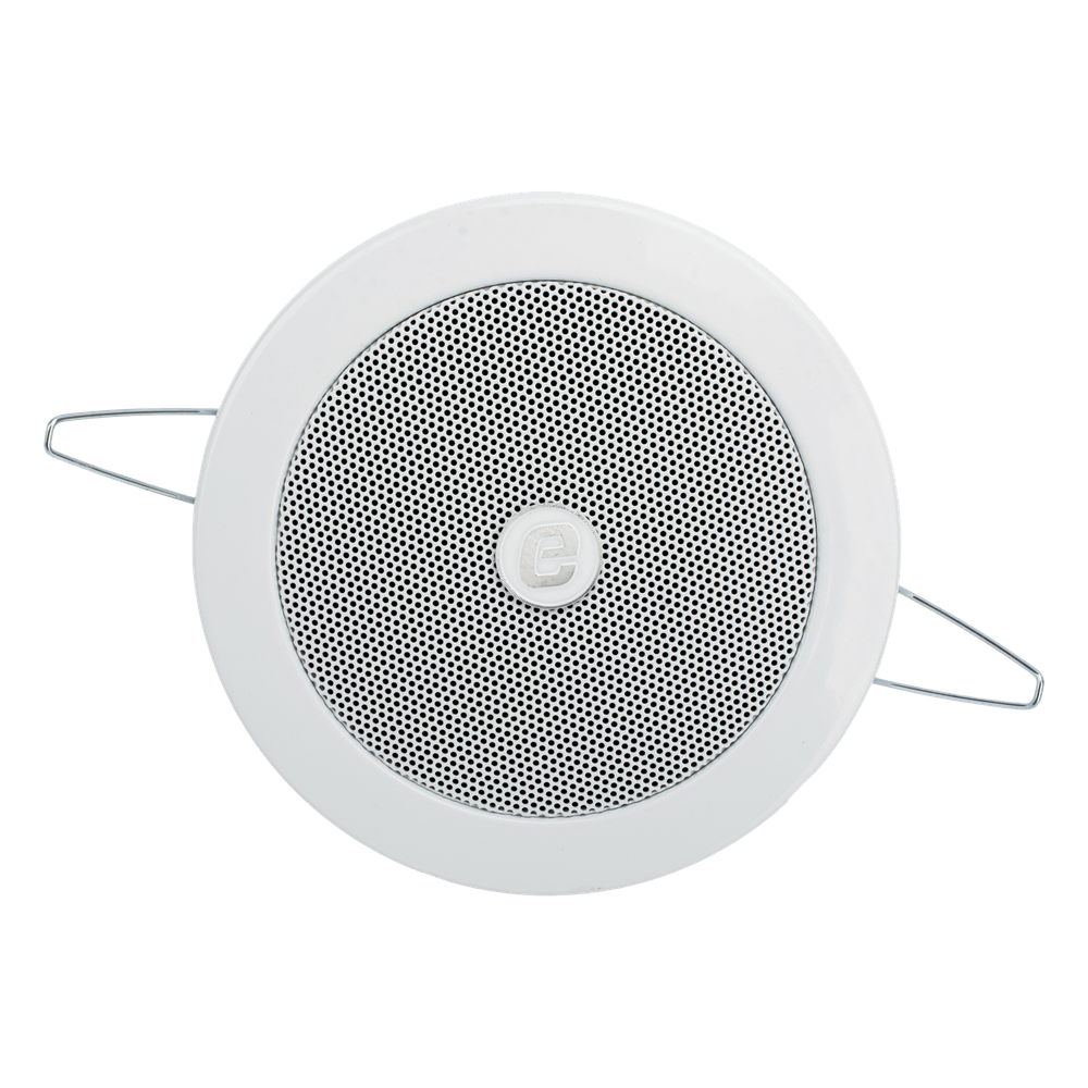 [SF-104GD] Altavoz 4" | Montaje en Techo | 3 - 6W | 70/100V | Frente Metálico | Resistente a Humedad