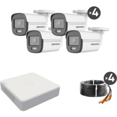 [B8-KIT-CV] Kit TurboHD 1080p Lite EPCOM PROFESSIONAL B8-KIT-CV – DVR 4 Canales