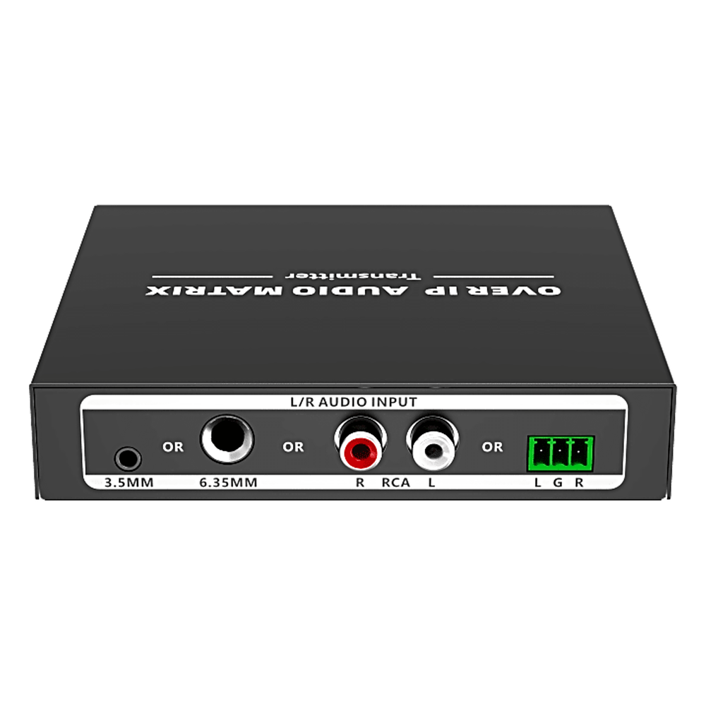 [TTMOIPATX] Extensor de Audio sobre IP | PCM 2.0 | 120 m | Matriz Flexible 1 a 1 / 1 a N / N a N | Interfaces Profesionales | Protección ESD | Solo Transmisor