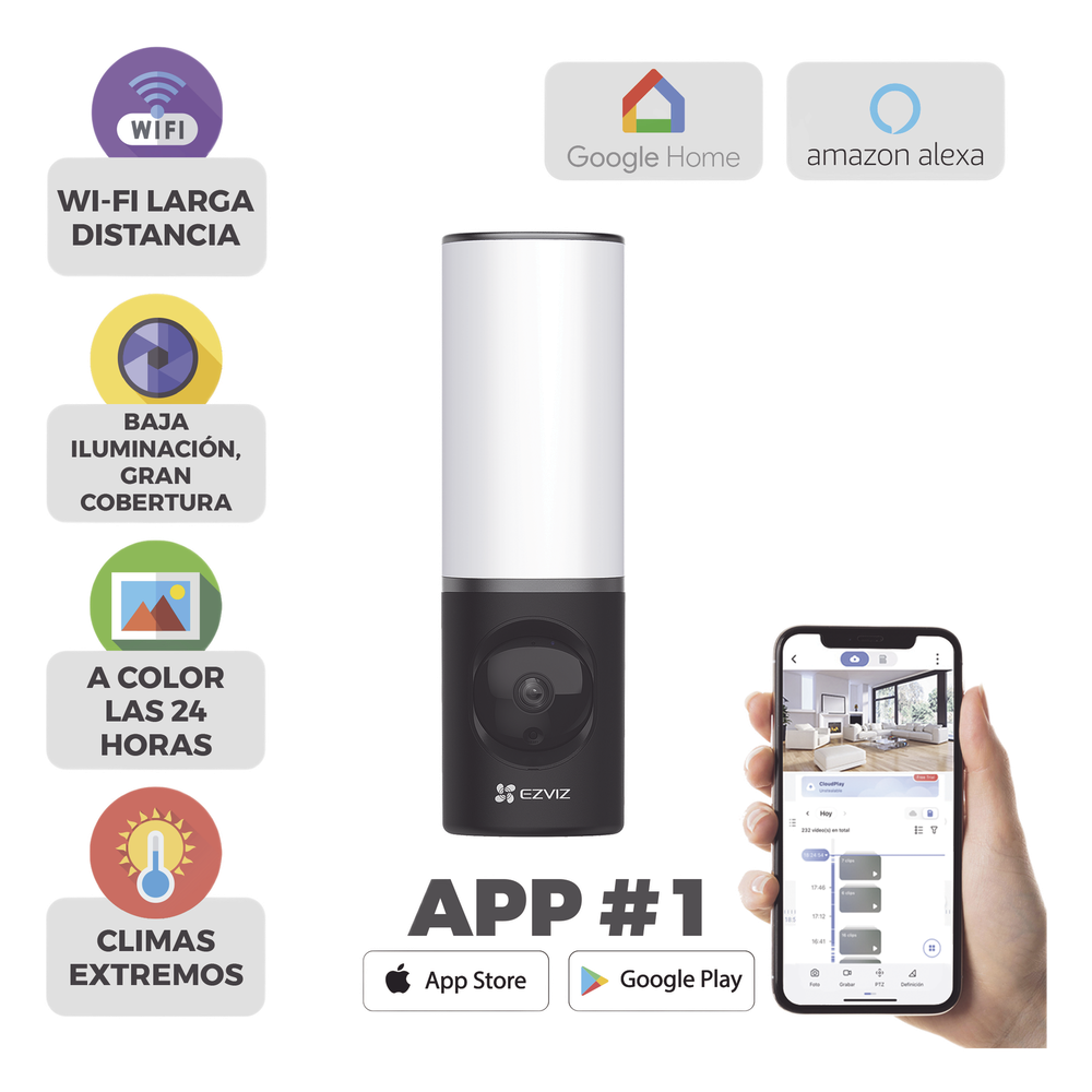[CS-LC3] Cámara IP 4 Megapíxel EZVIZ CS-LC3 – Lámpara Integrada