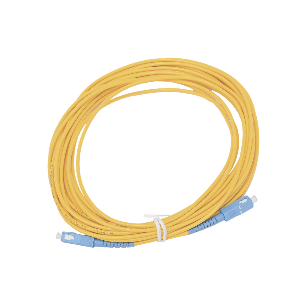 [OFC-SC/PC-SC/PC-S-30-10] Jumper de Fibra Óptica Simplex, Monomodo, con Conectores SC/UPC-SC/UPC, de 10 Metros (32.81 Pies)
