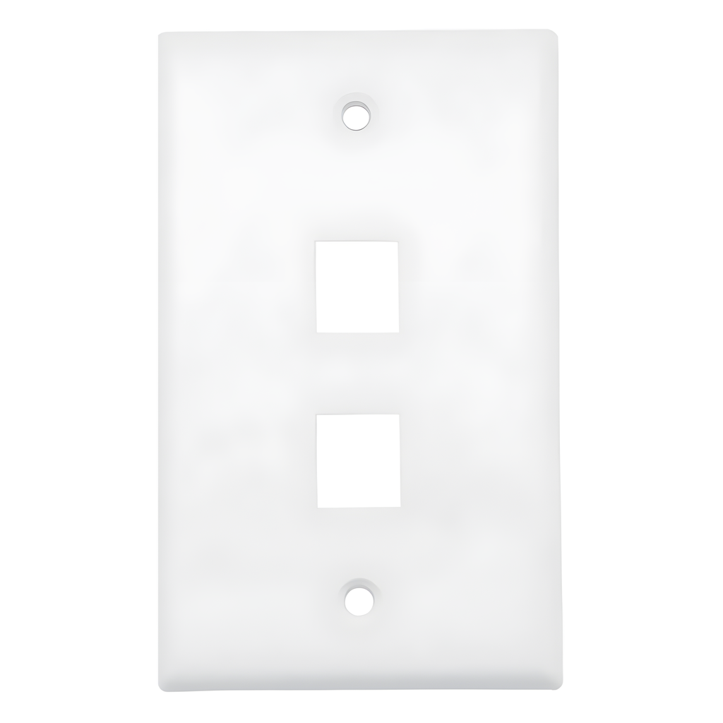 Placa de Pared (Face Plate) HIKVISION DS-1FPA2-A – 2 Puertos