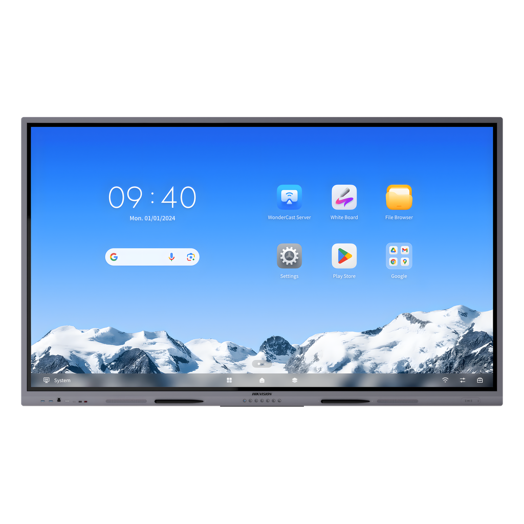 [DS-D5C65RB/A2L(EDLA)] Pantalla Interactiva Touch de 65" Android 16 / Asistentes IA / Google Suite Preinstalado con Certificación EDLA / Resolución 4K / Bocinas Integradas / Entradas HDMI y VGA / Incluye 2 Lápices para Escribir