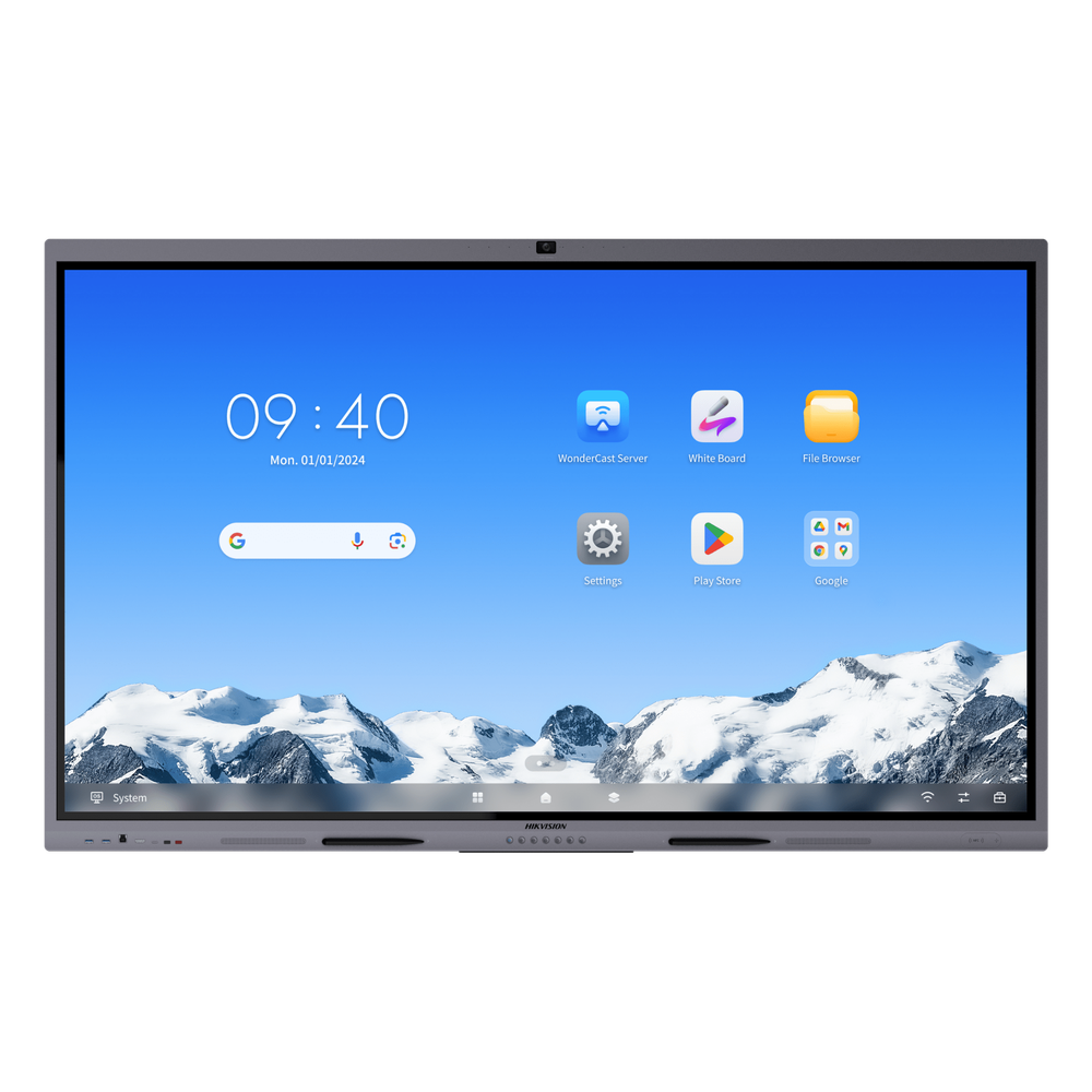 [DS-D5C65RB/B2L(EDLA)] Pantalla Interactiva Touch de 65" Android 16 / Asistentes IA / Google Suite Preinstalado con Certificación EDLA / Cámara Web 8 MP / Resolución 4K / Bocinas Integradas / Entradas HDMI y VGA / Incluye 2 Lápices para Escribir