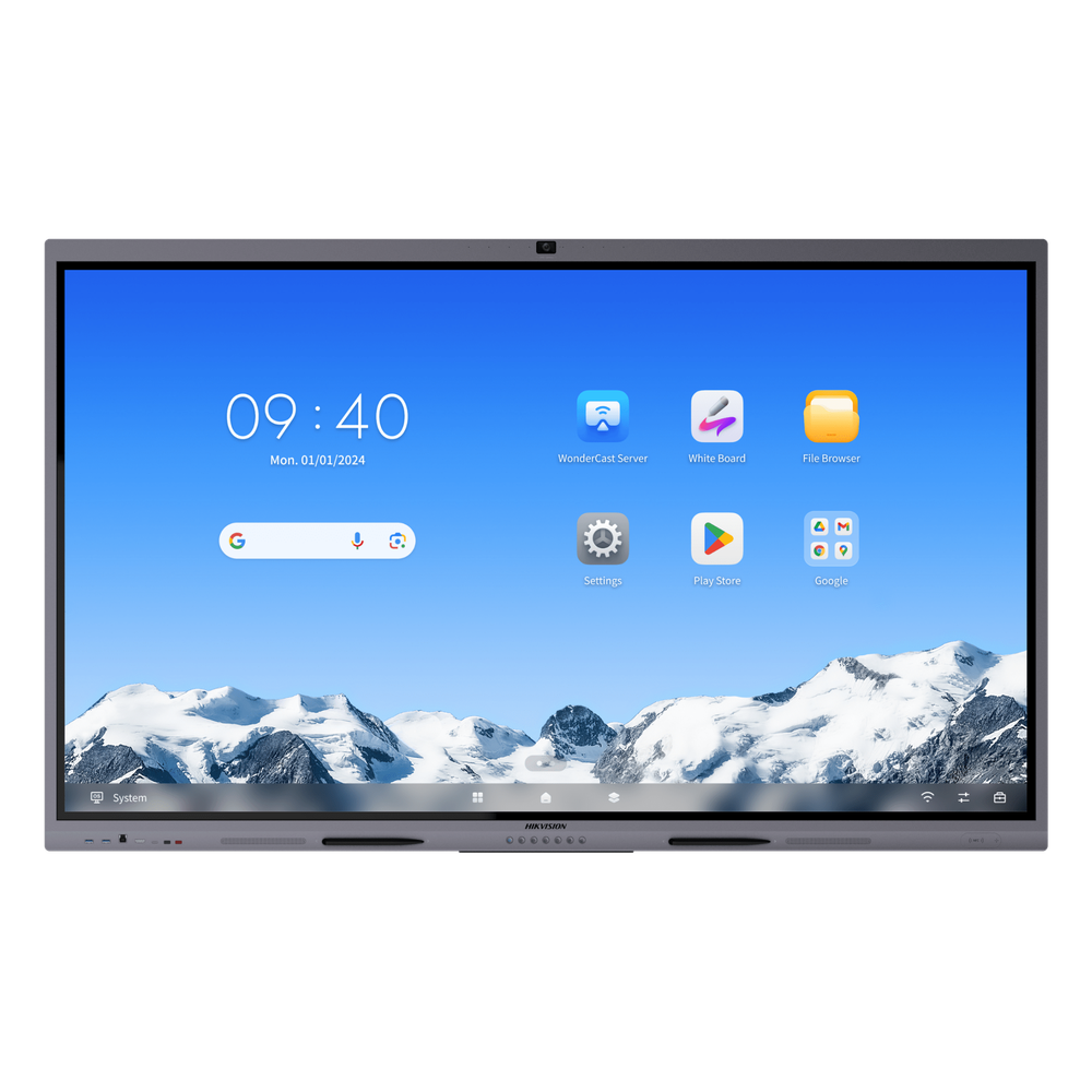 [DS-D5C75RB/B2L(EDLA)] Pantalla Interactiva Touch de 75" Android 16 / Asistentes IA / Google Suite Preinstalado con Certificación EDLA / Cámara Web 8 MP / Resolución 4K / Bocinas Integradas / Entradas HDMI y VGA / Incluye 2 Lápices para Escribir