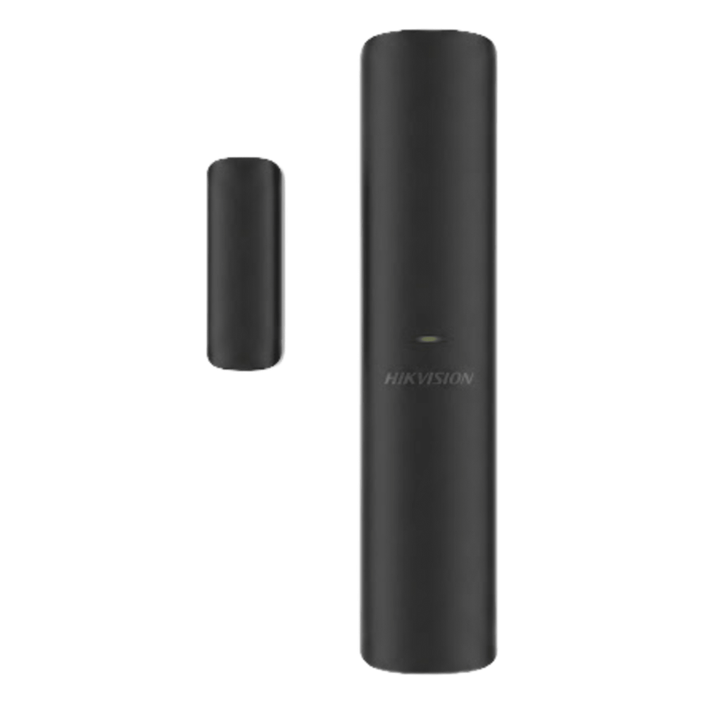 [DS-PDMC-EG2-WB(B)/BLACK] (AX PRO) Contacto Magnético Inalámbrico + 2 ZONAS PARA AGREGAR SENSORES CABLEADOS / Color Negro / 3 en 1 / Soporta 2 Zonas Cableadas