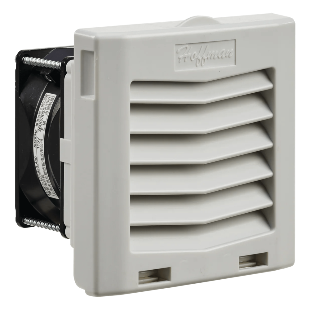 Ventilador Con Filtro de Montaje Lateral HF04 HOFFMAN HF0416414 – 115 Vca