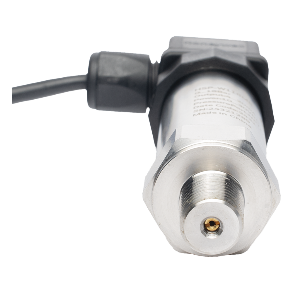 [HSP-W116MB] Transmisor de presión industrial de 4-20 mA con precisión de 1% y rango de 0 a 16 bar, conexión NPT para aire acondicionado central
