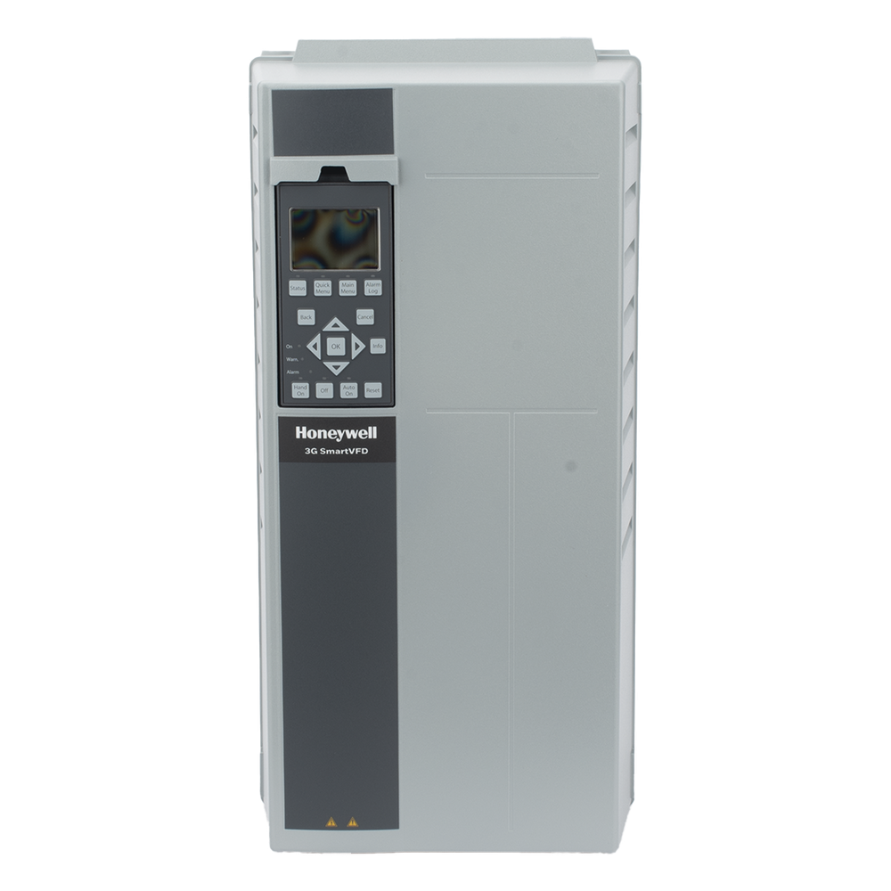 [HVFD3D3C0150G100C] Variador de frecuencia trifásico para HVAC de 15 HP, 460 Vac, gabinete NEMA 1 con teclado gráfico