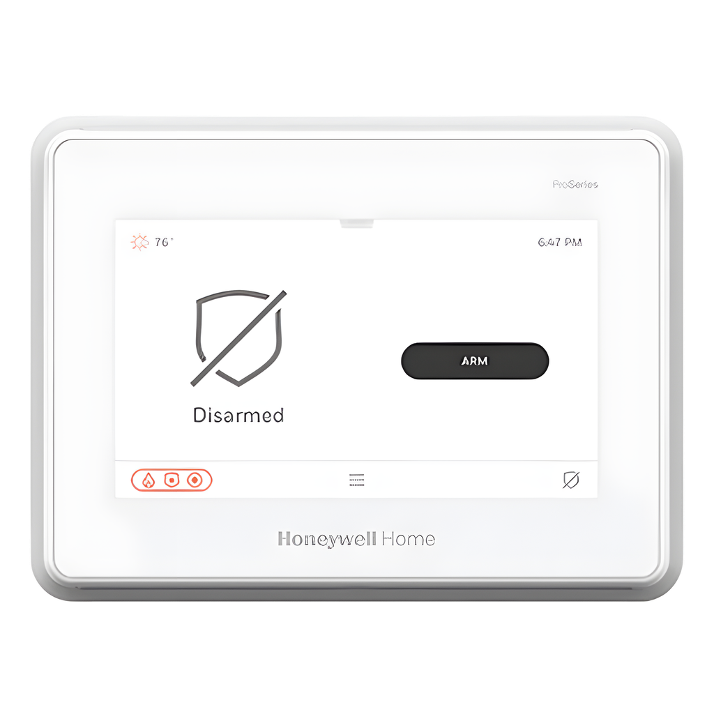 Panel de alarma con pantalla táctil de 7 pulgadas / Hasta 127 zonas inalámbricas / Compatible con sensores de otras marcas agregando modulo PROTAKEOVR1