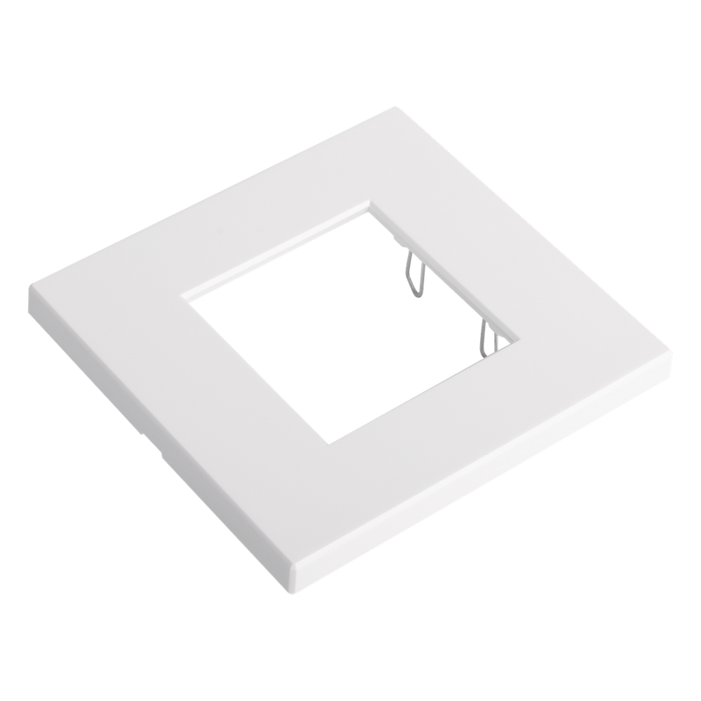 Marco Embellecedor Individual / 91 x 85 x 7 mm / Apertura 44 x 44 mm / Compatible con 10+ Módulos Helpnex / IP / PoE