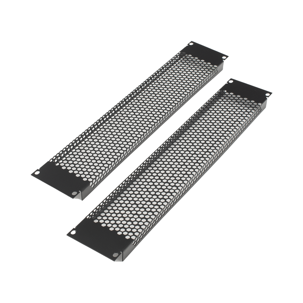 Panel de Ventilación Rackeable 2U- Kit de 2 Piezas, 19"