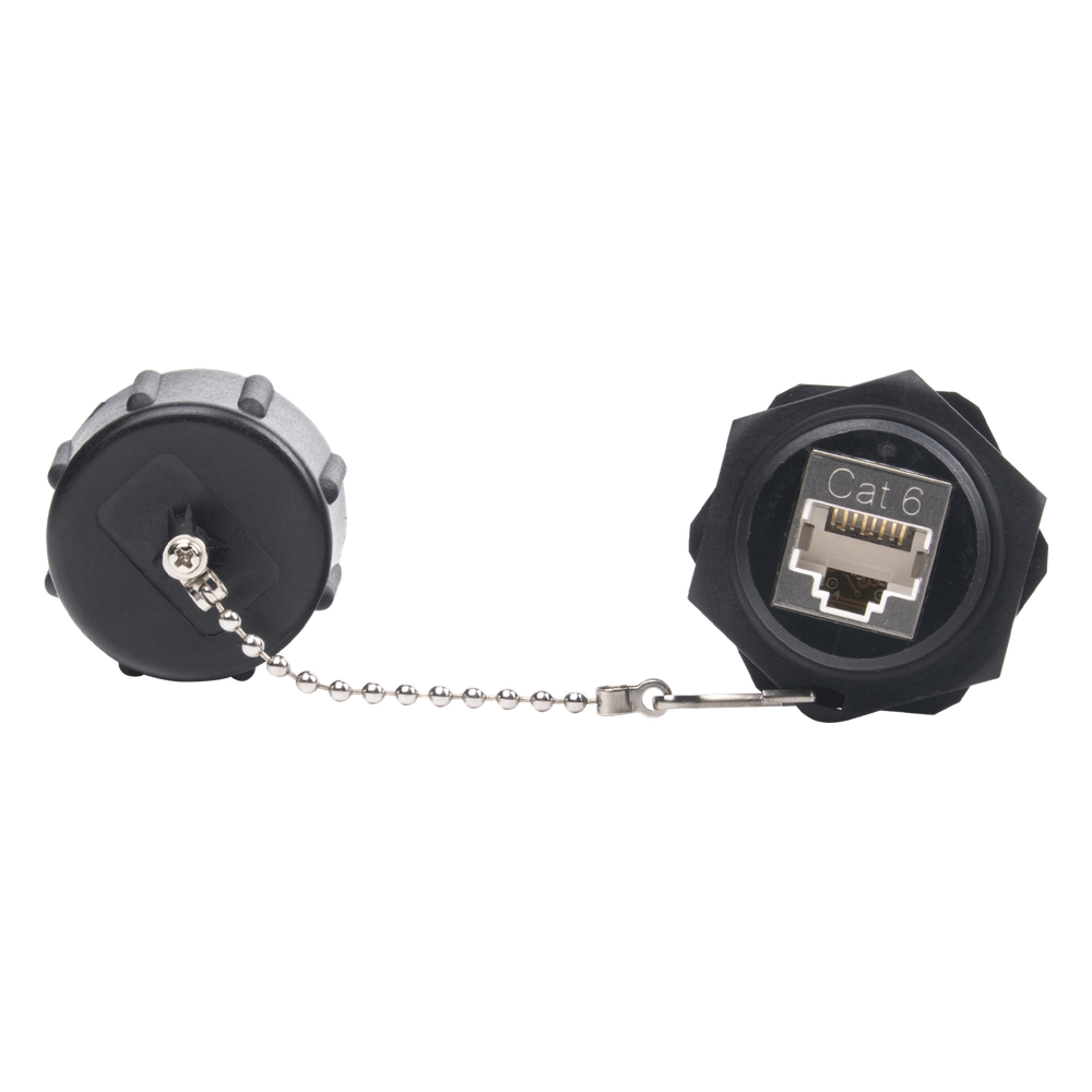 Jack Industrial RJ45 Categoría 6 Blindado, IP67 (Waterproof)